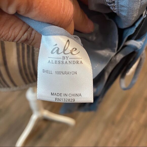 REVOLVE Alé by Alessandra Pale Blue Dress S - Picture 13 of 13